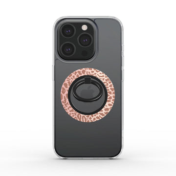 CUTEANLOVELY - Cheetah Print Magnetic Phone Grip