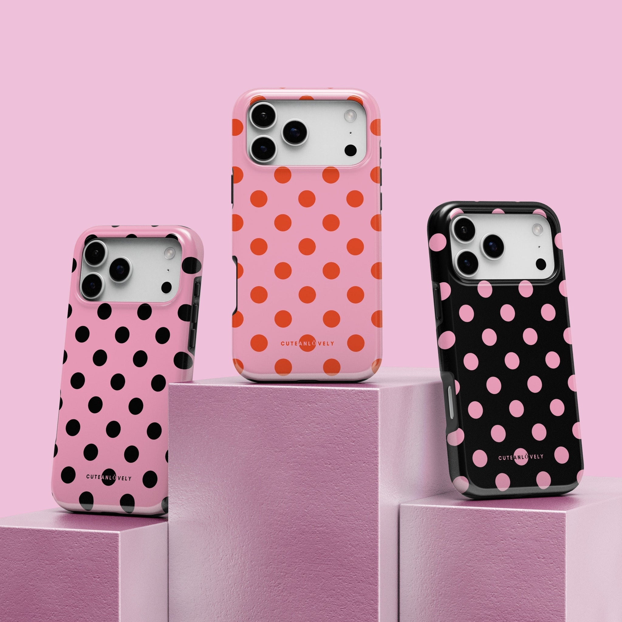 CUTEANLOVELY - Discover the Perfect iPhone 17 Cases: Cute Aesthetic Polka Dot MagSafe Cases for Modern Women