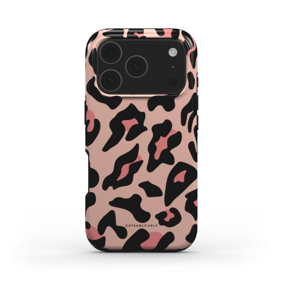 CUTEANLOVELY - Blush Leopard MagSafe iPhone Case