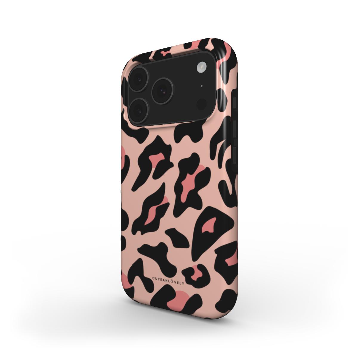 CUTEANLOVELY - Blush Leopard MagSafe iPhone Case