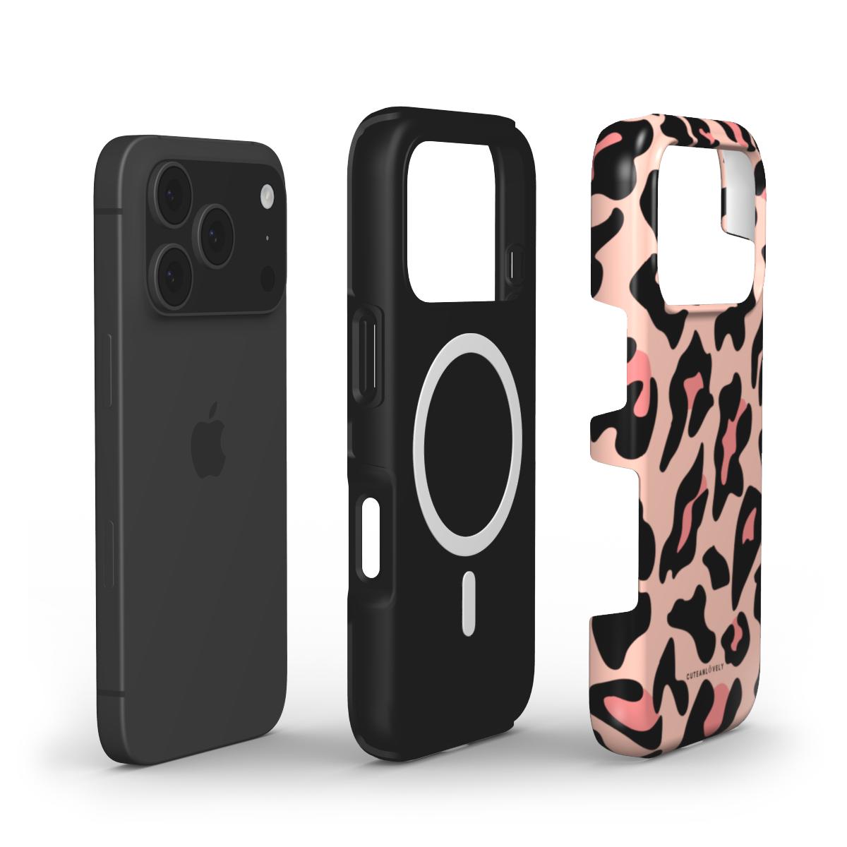 CUTEANLOVELY - Blush Leopard MagSafe iPhone Case