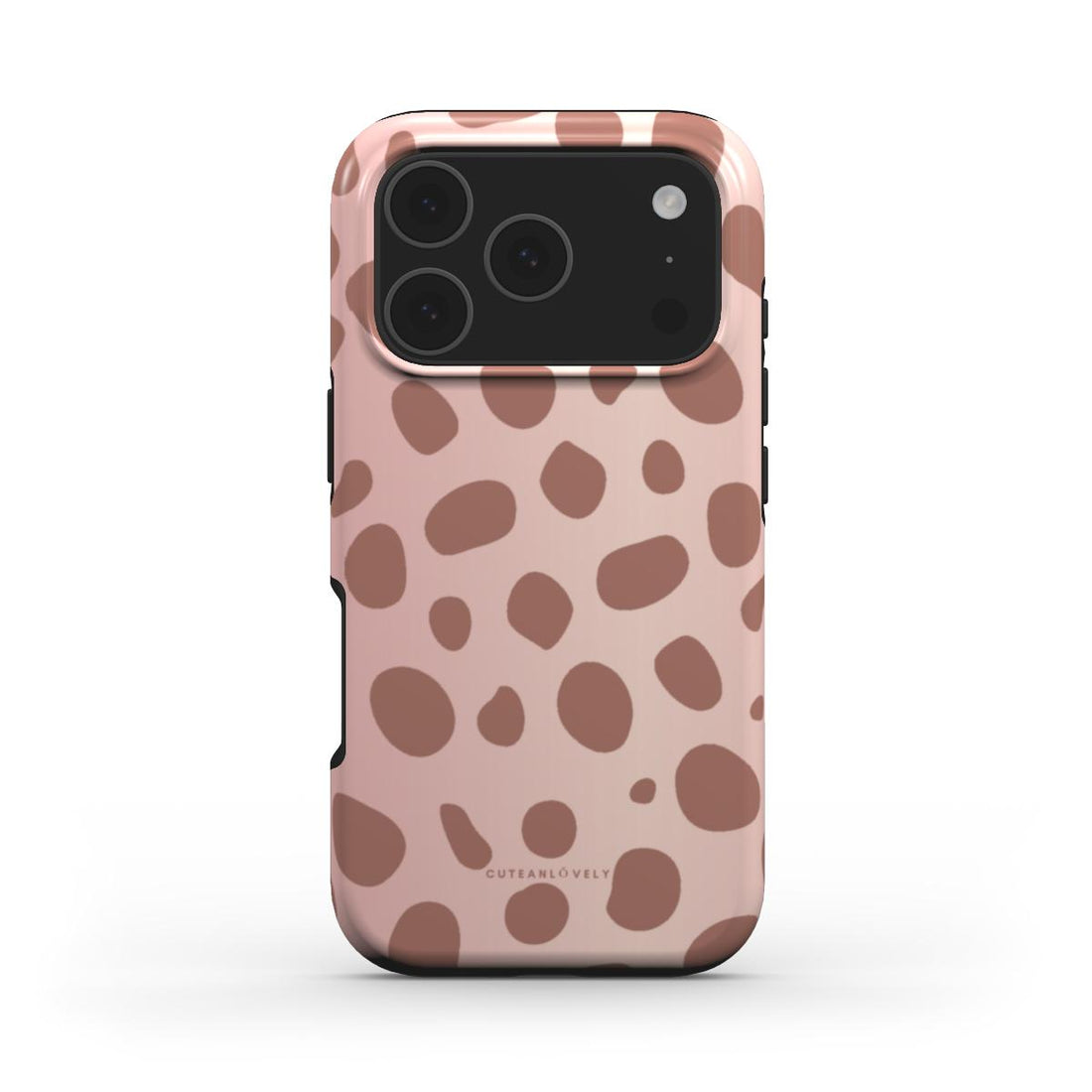 CUTEANLOVELY - Rose Gold Spotted MagSafe iPhone Case