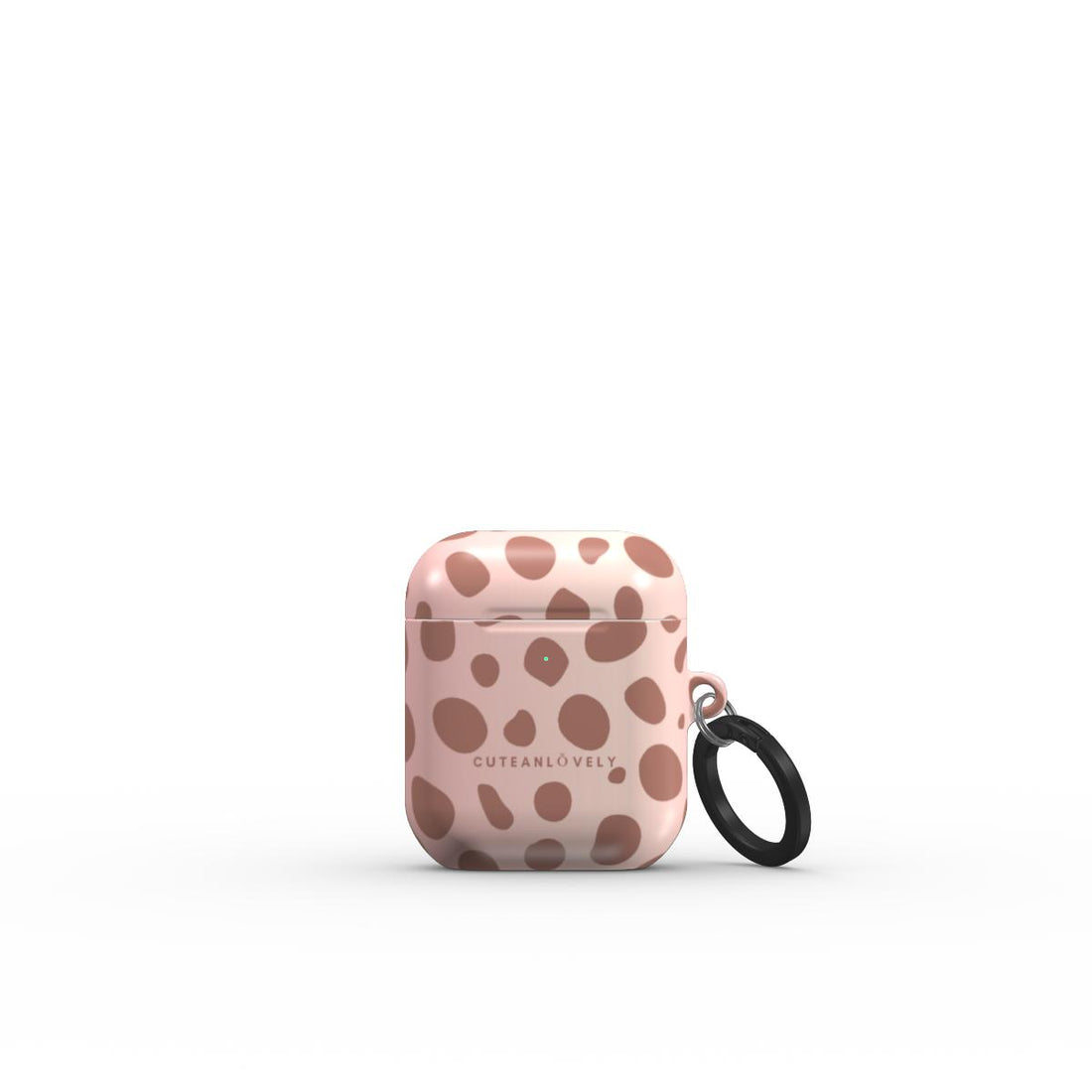 CUTEANLOVELY - Rose Gold Spotted AirPods Case