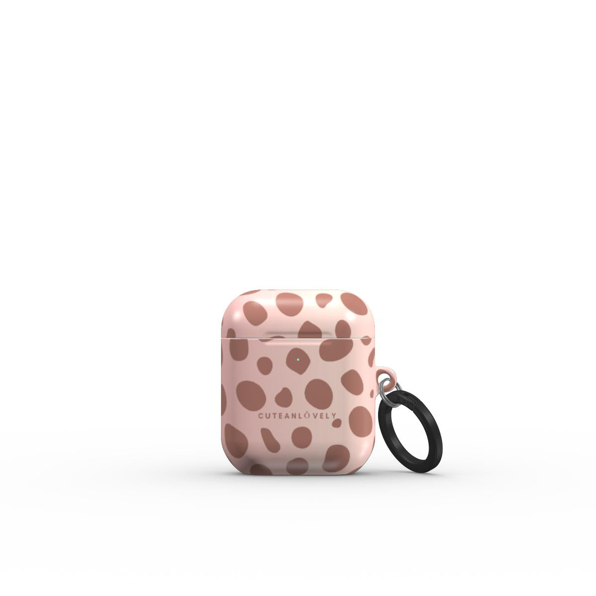 CUTEANLOVELY - Rose Gold Spotted AirPods Case