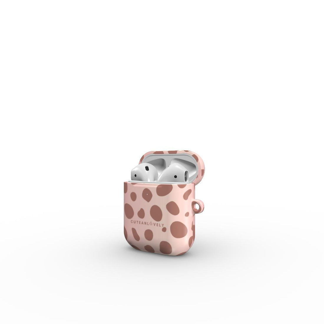 CUTEANLOVELY - Rose Gold Spotted AirPods Case