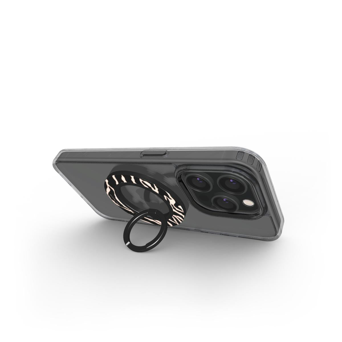 CUTEANLOVELY - Zebra Print Magnetic Phone Grip