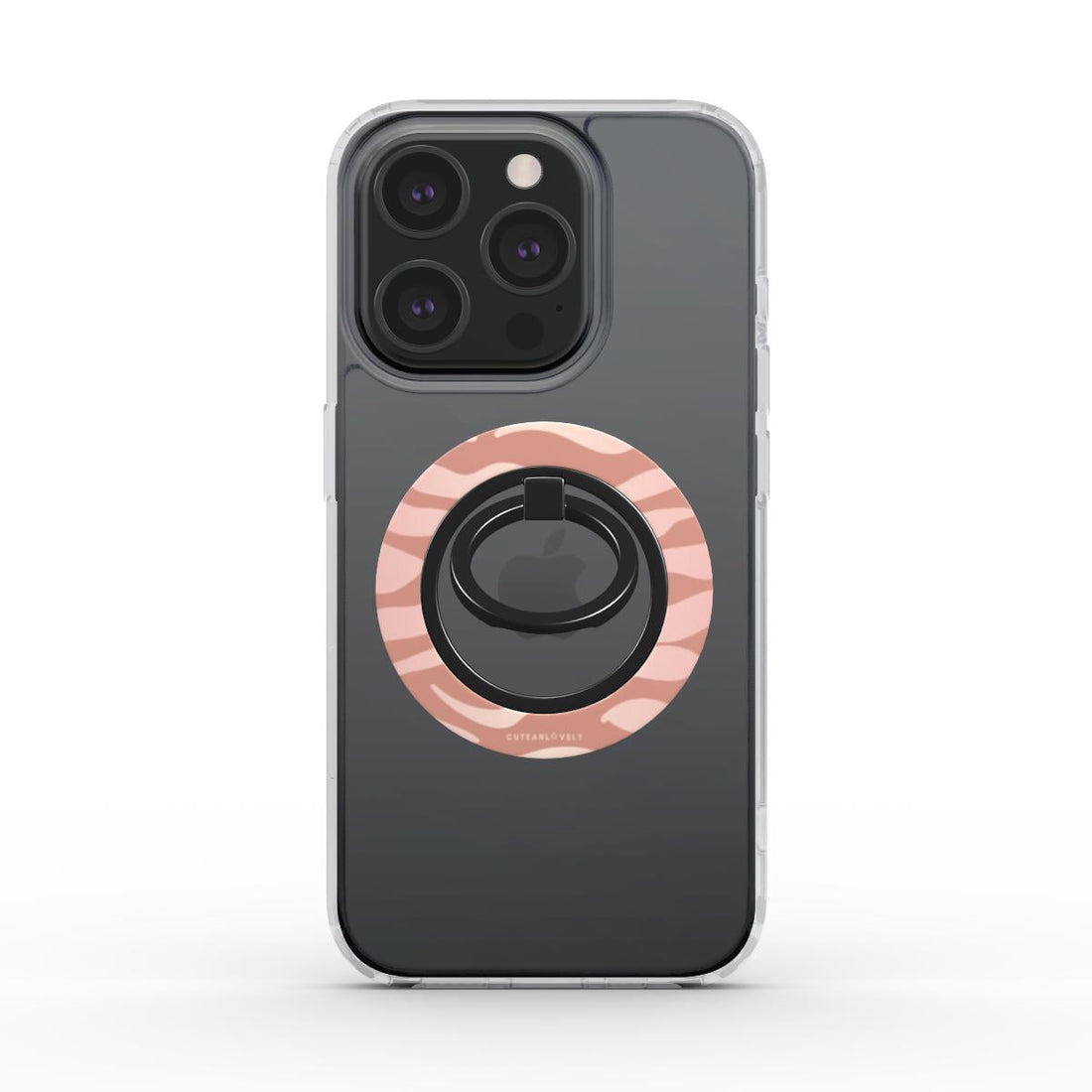 CUTEANLOVELY - Zebra Stripe Magnetic Phone Grip
