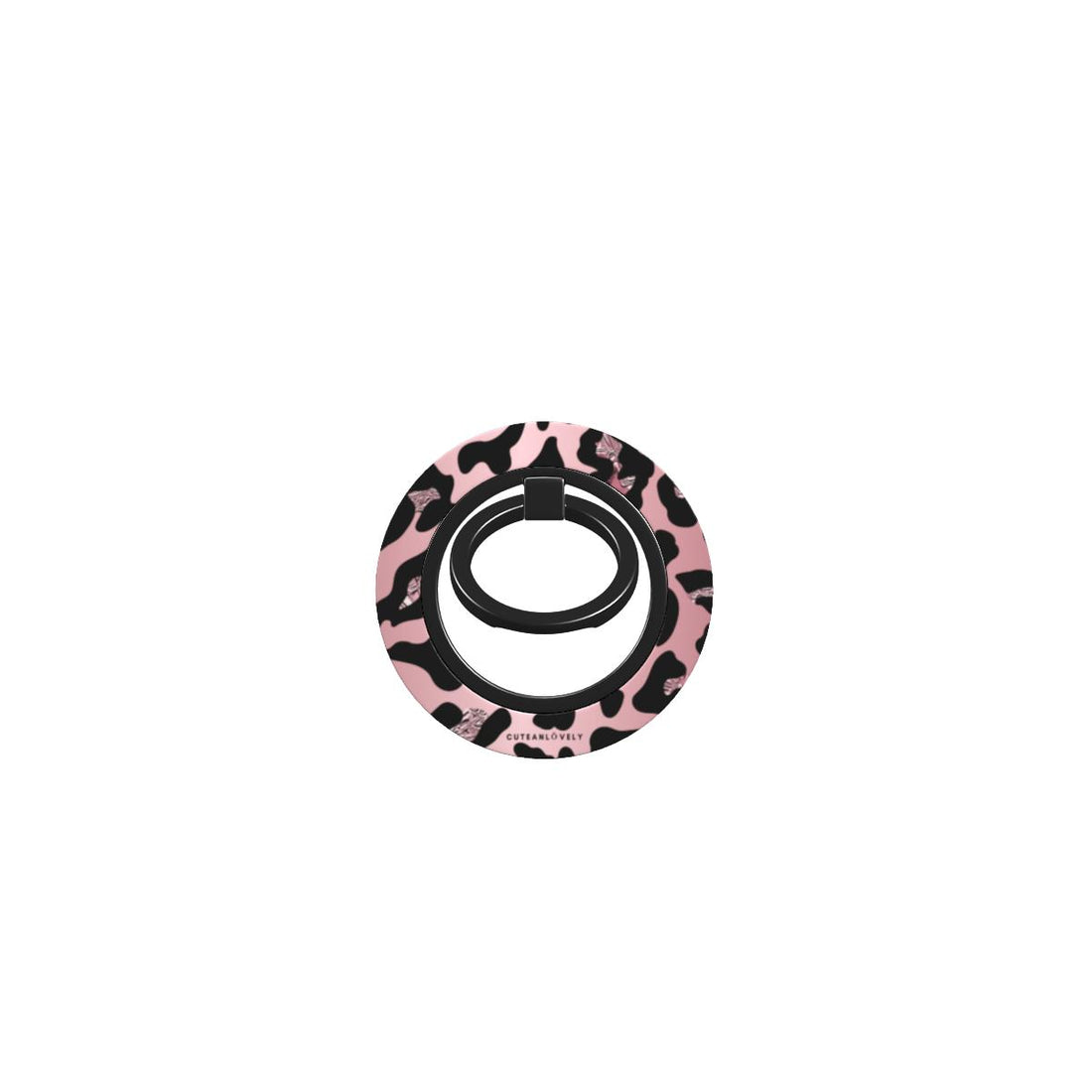 CUTEANLOVELY - Holo Leopard Magnetic Phone Grip