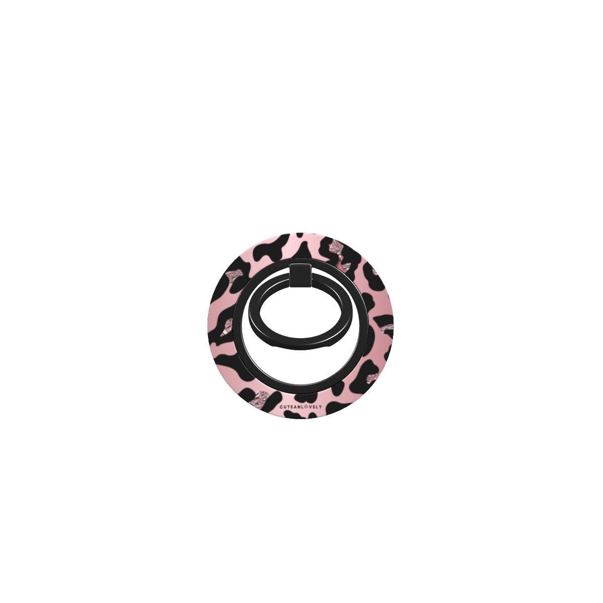 CUTEANLOVELY - Holo Leopard Magnetic Phone Grip