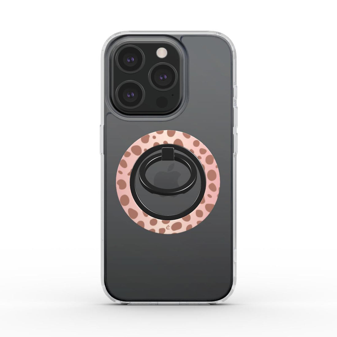 CUTEANLOVELY - Rose Gold Spotted Magnetic Phone Grip