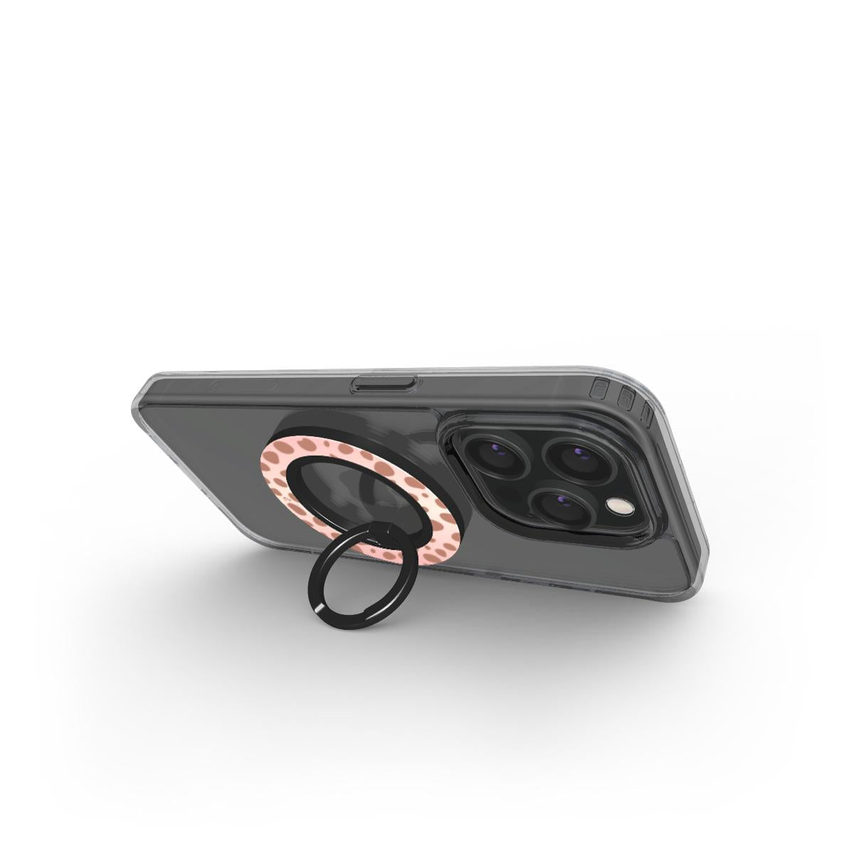 CUTEANLOVELY - Rose Gold Spotted Magnetic Phone Grip