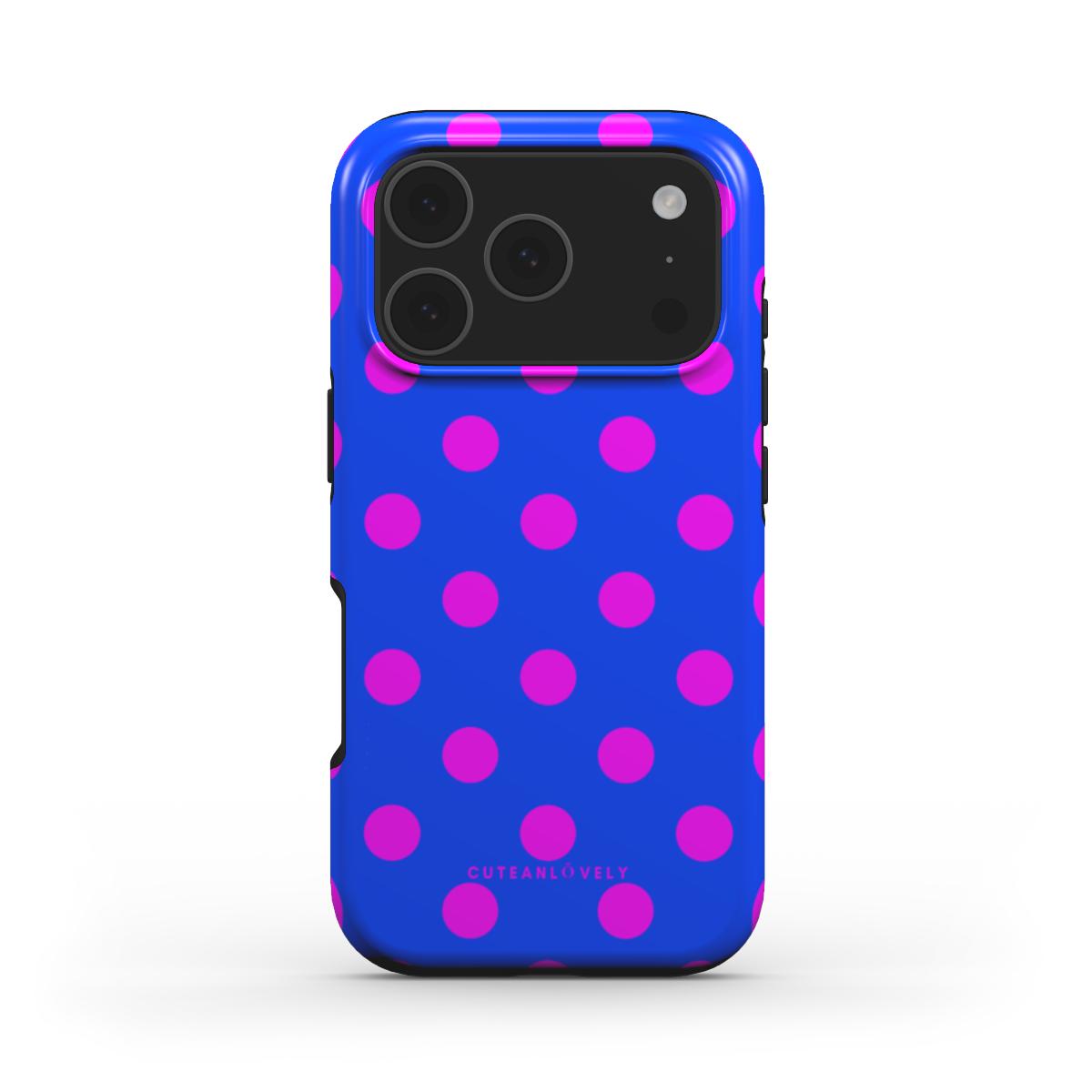 CUTEANLOVELY - Dreamy Polka Dot MagSafe iPhone Case