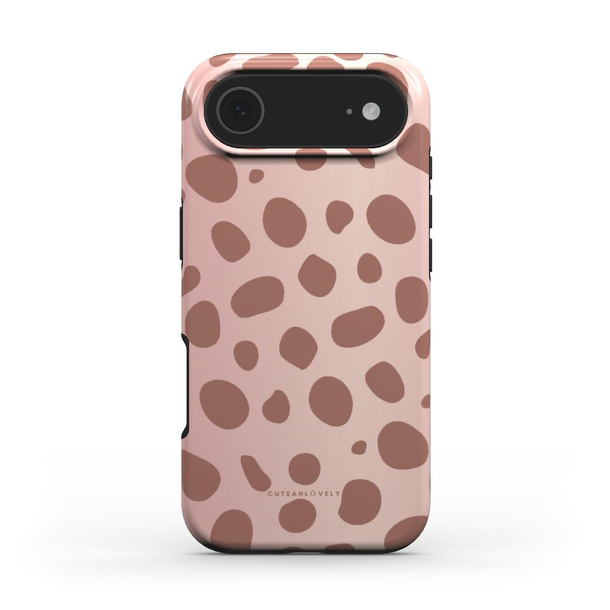CUTEANLOVELY - Rose Gold Spotted MagSafe iPhone Case