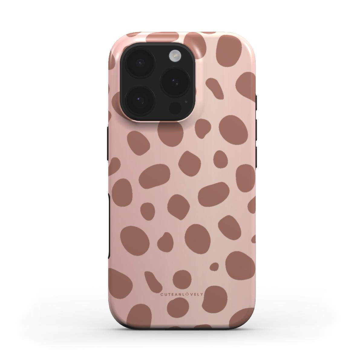 CUTEANLOVELY - Rose Gold Spotted MagSafe iPhone Case