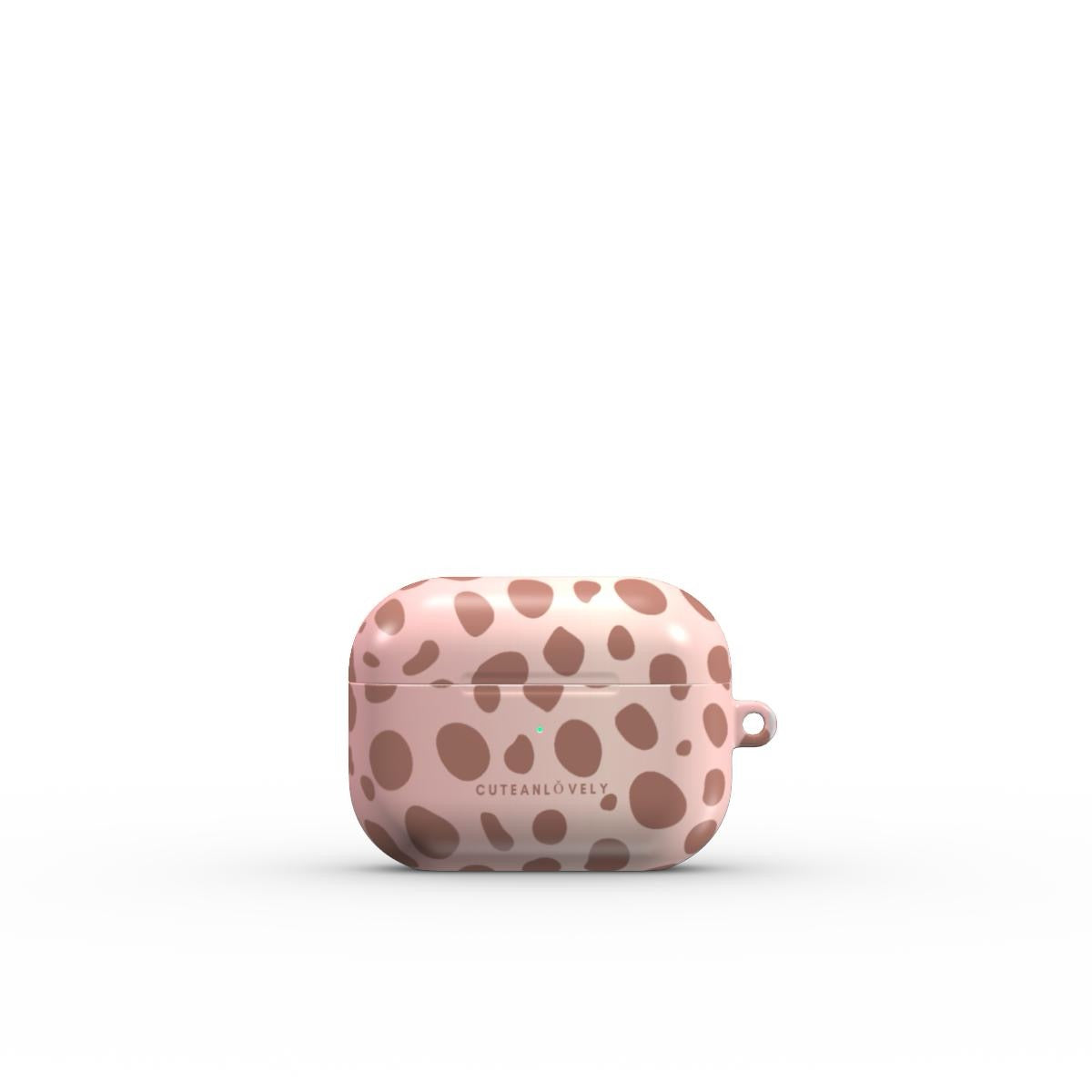 CUTEANLOVELY - Rose Gold Spotted AirPods Case