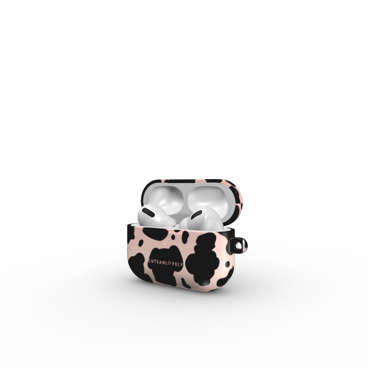 CUTEANLOVELY - Ombre Cow Print AirPods Case