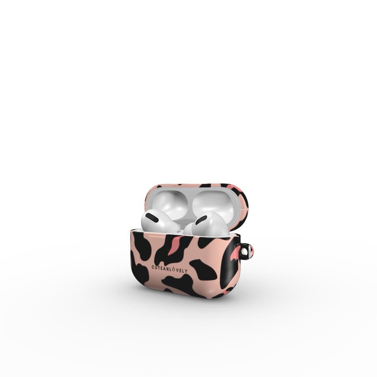 CUTEANLOVELY - Blush Leopard AirPods Case