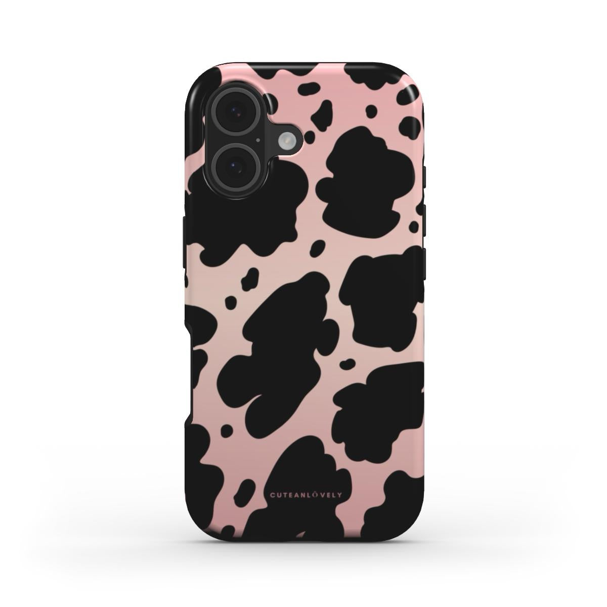 CUTEANLOVELY - Ombre Cow Print MagSafe iPhone Case