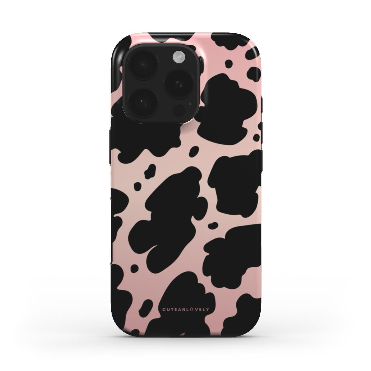 CUTEANLOVELY - Ombre Cow Print MagSafe iPhone Case