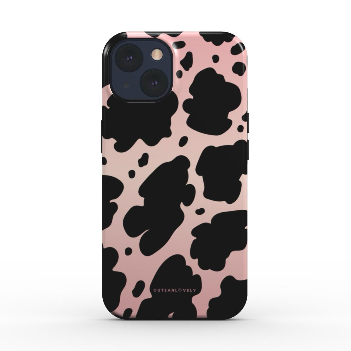 CUTEANLOVELY - Ombre Cow Print MagSafe iPhone Case