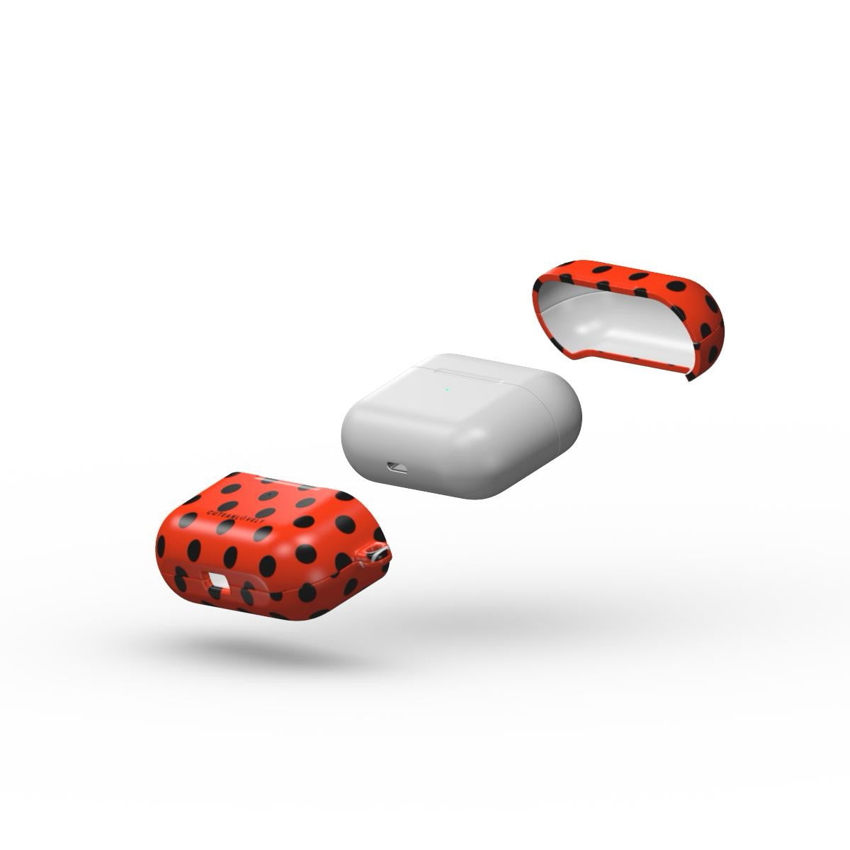 CUTEANLOVELY - Lady Bug Polka Dot AirPods Case