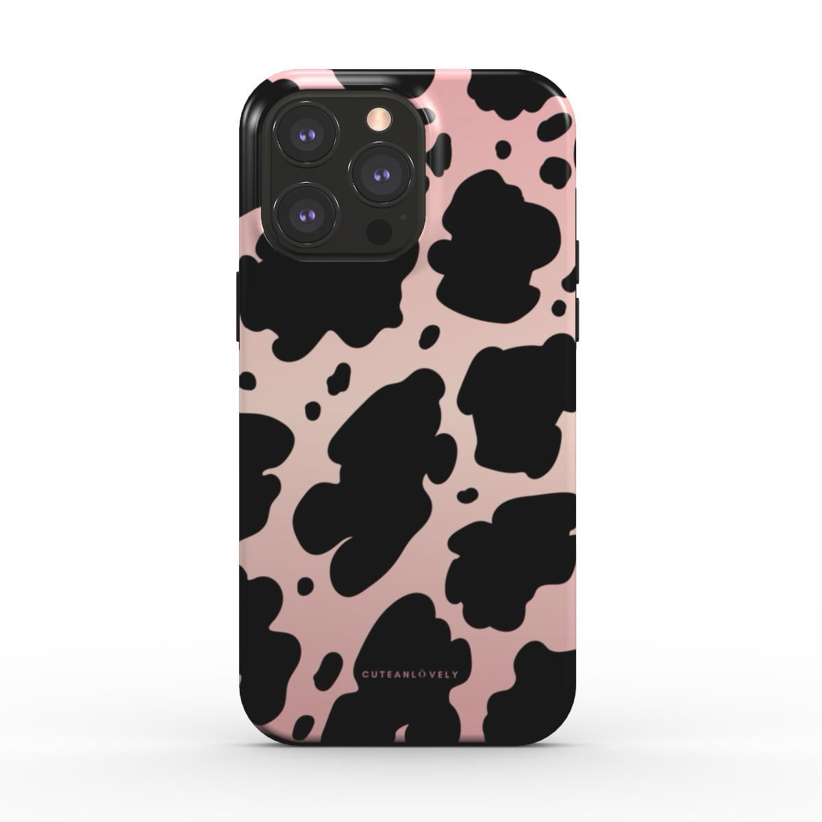 CUTEANLOVELY - Ombre Cow Print MagSafe iPhone Case