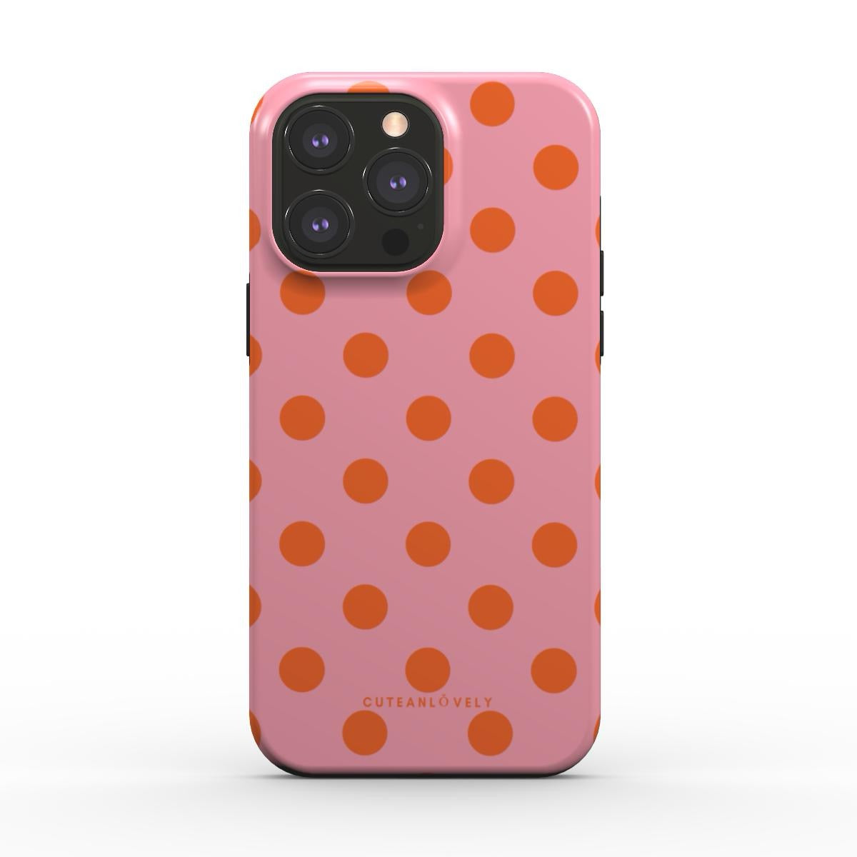 CUTEANLOVELY - Sorbet Polka Dot MagSafe iPhone Case
