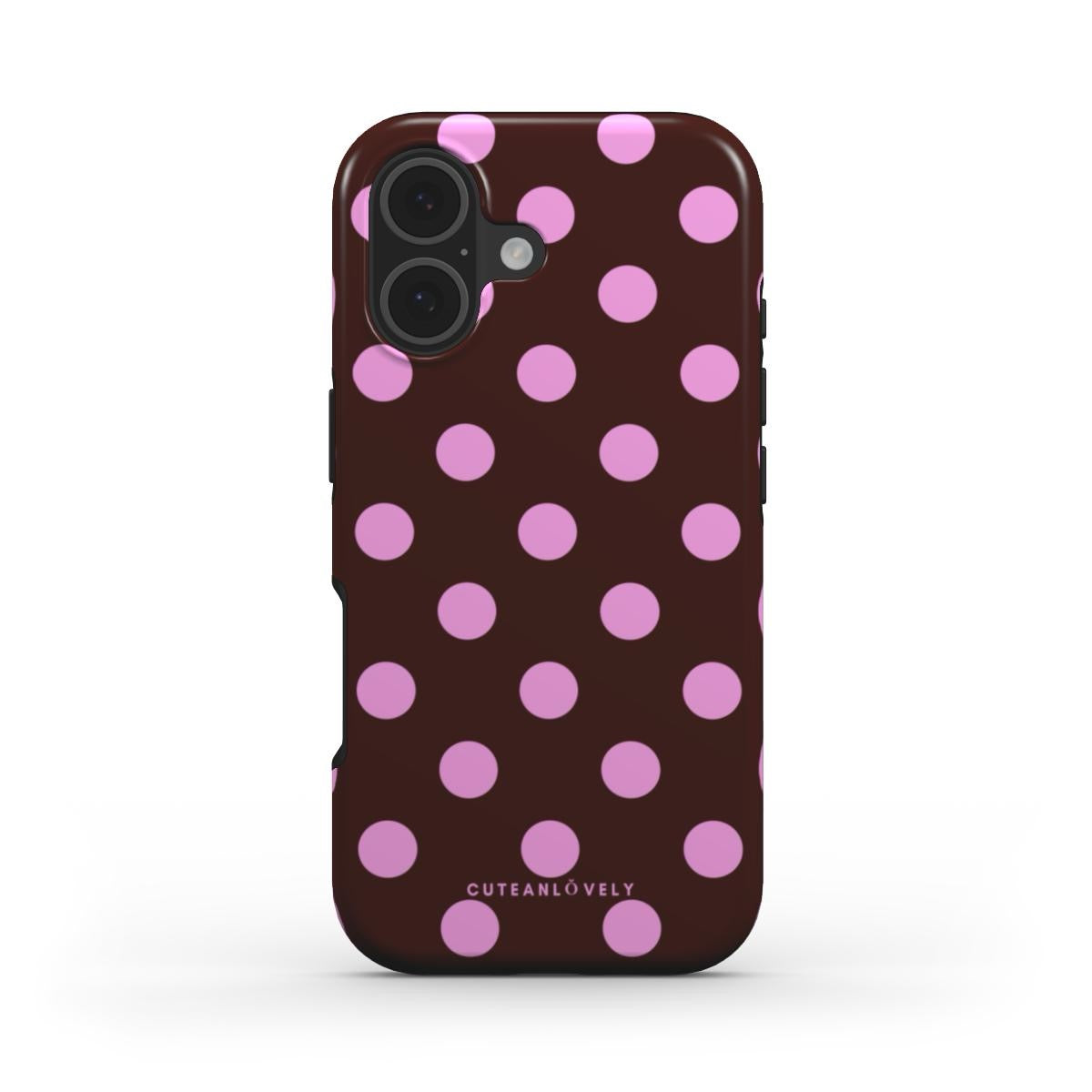 CUTEANLOVELY - Berry Polka Dot MagSafe iPhone Case