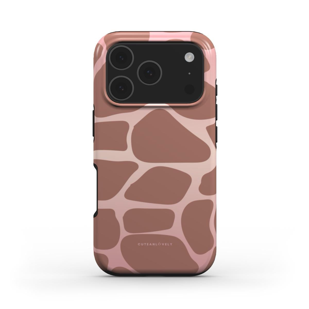 CUTEANLOVELY - Ombre Giraffe Print MagSafe iPhone Case