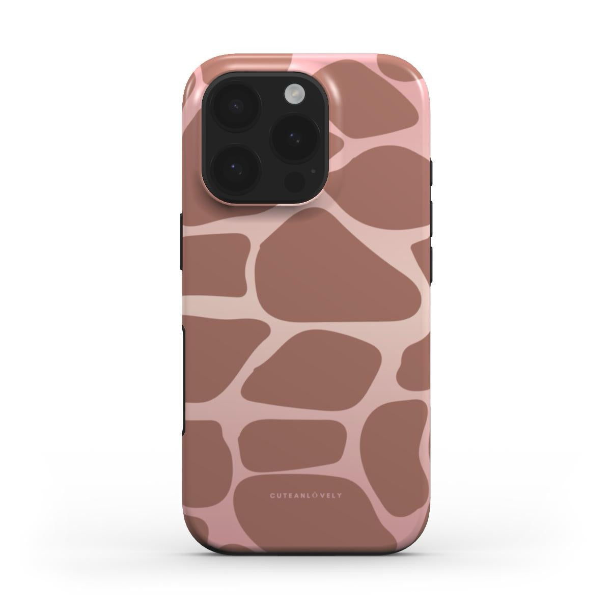CUTEANLOVELY - Ombre Giraffe Print MagSafe iPhone Case