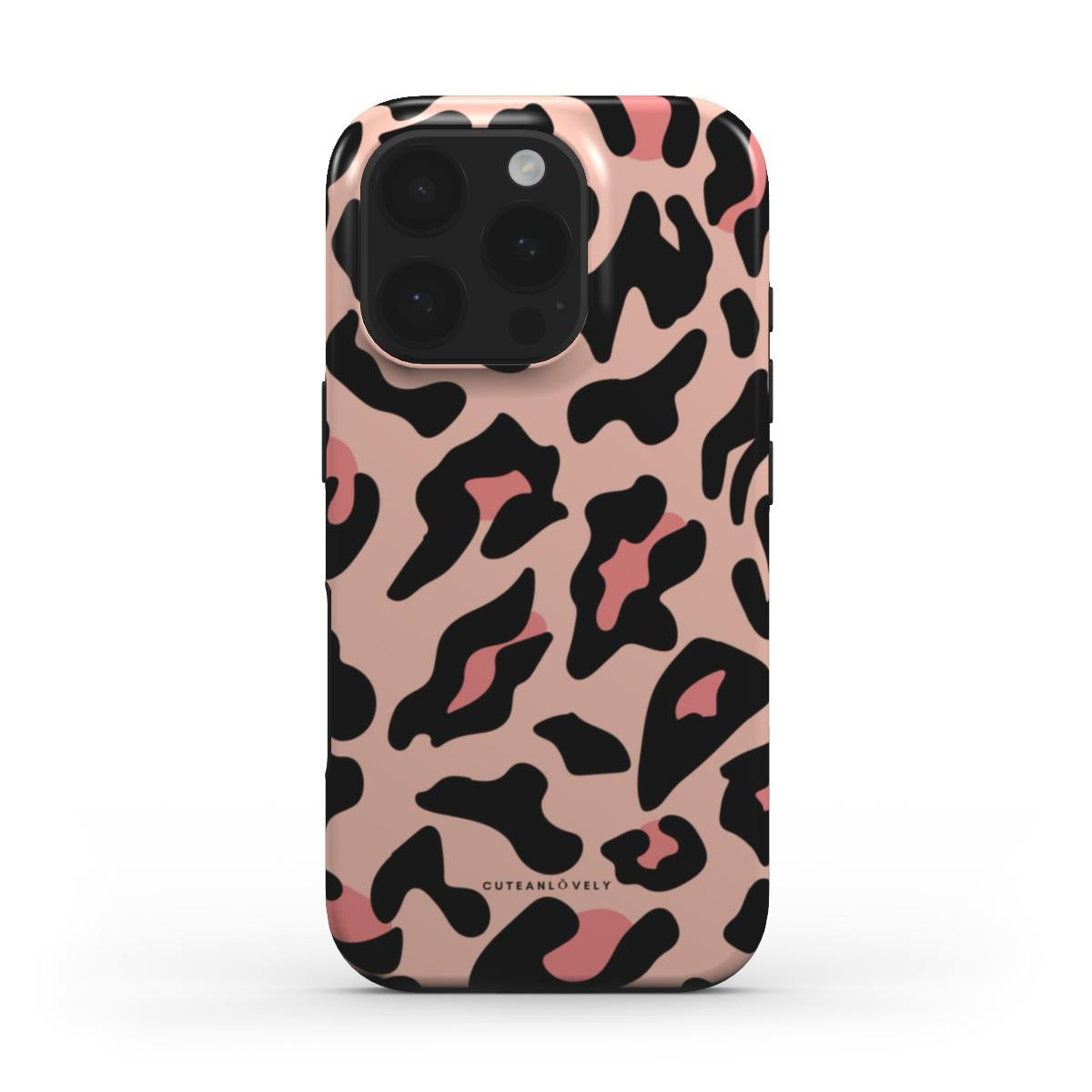CUTEANLOVELY - Blush Leopard MagSafe iPhone Case