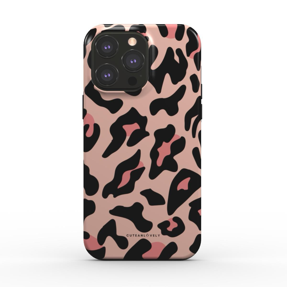 CUTEANLOVELY - Blush Leopard MagSafe iPhone Case