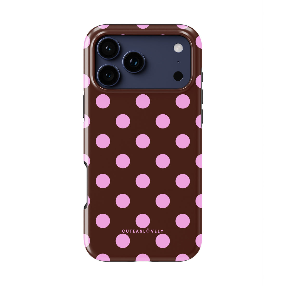 CUTEANLOVELY - Berry Polka Dot MagSafe iPhone Case
