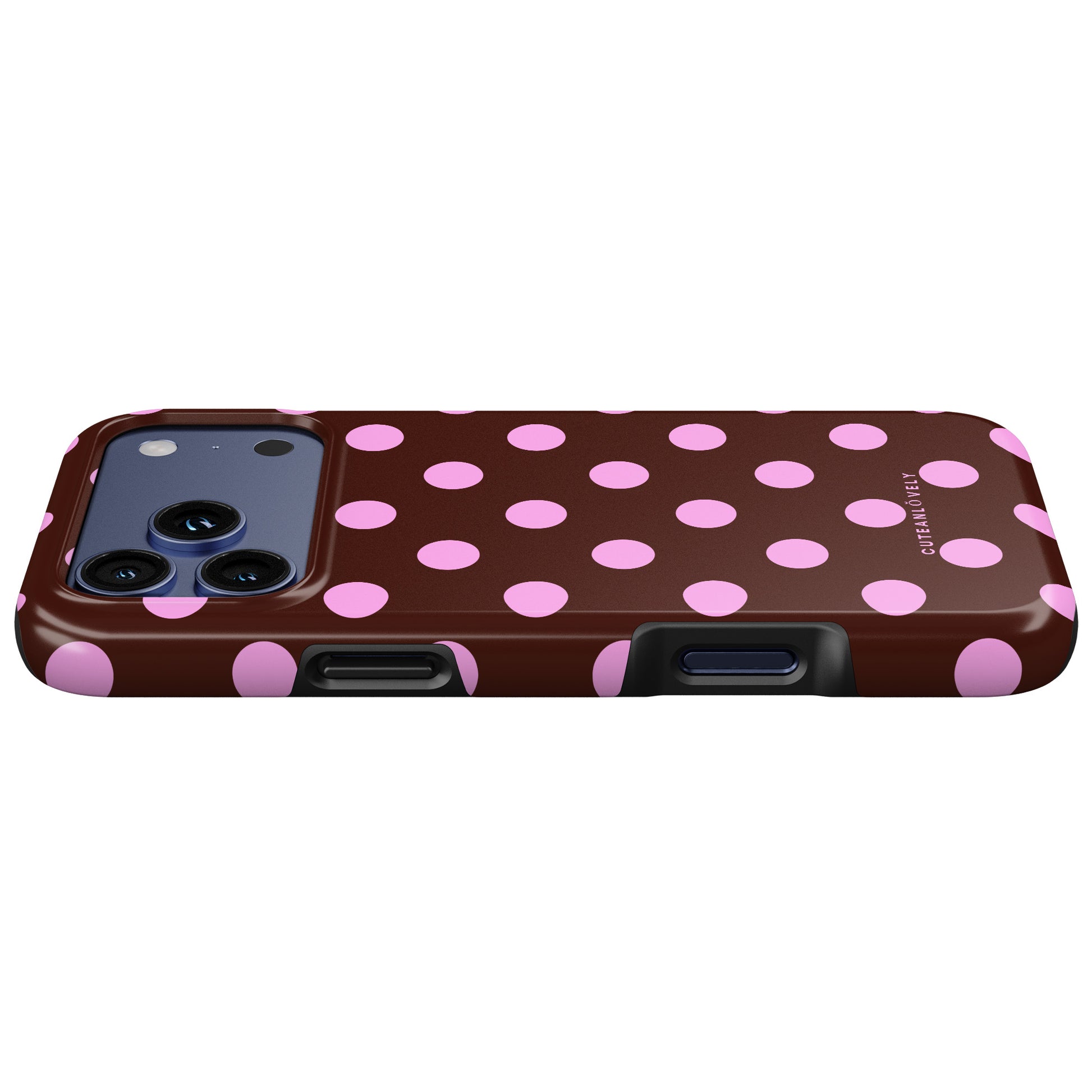 CUTEANLOVELY - Berry Polka Dot MagSafe iPhone Case