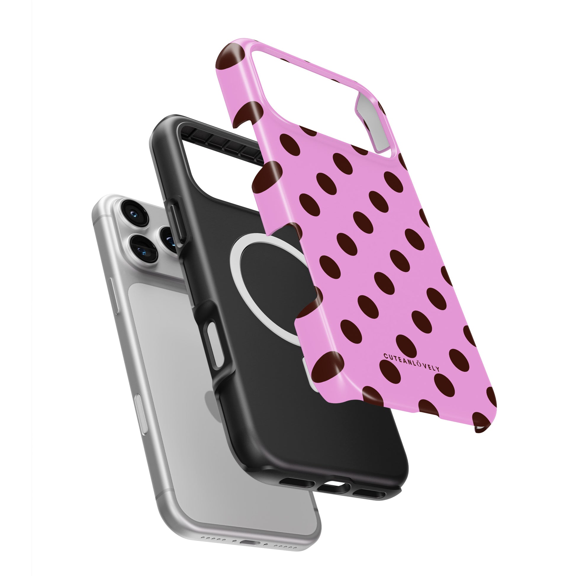CUTEANLOVELY - Dotzy Polka Dot MagSafe iPhone Case