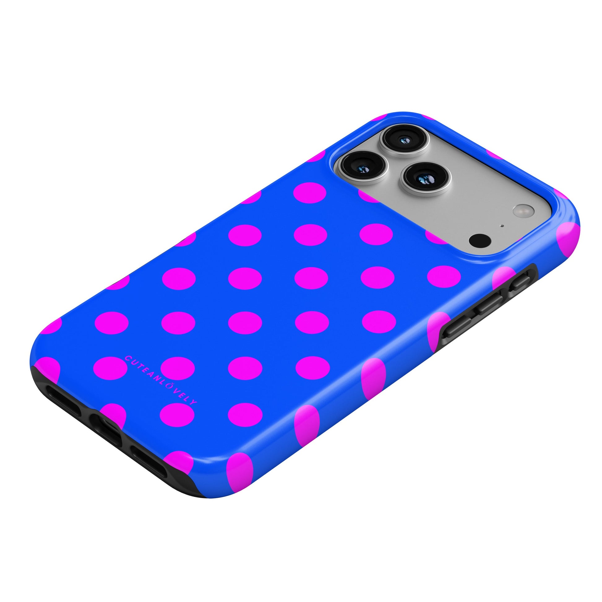 CUTEANLOVELY - Dreamy Polka Dot MagSafe iPhone Case