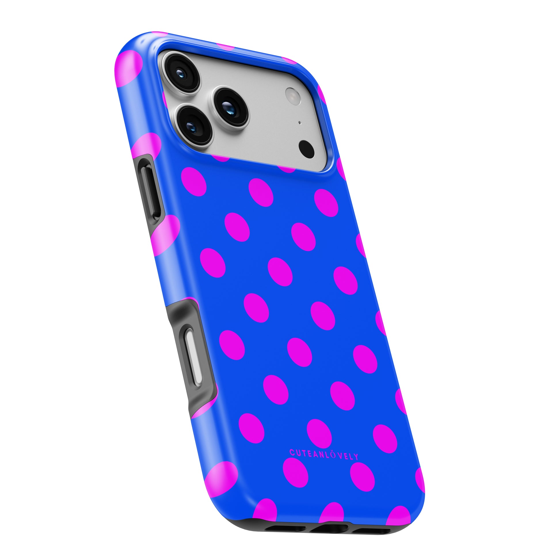 CUTEANLOVELY - Dreamy Polka Dot MagSafe iPhone Case
