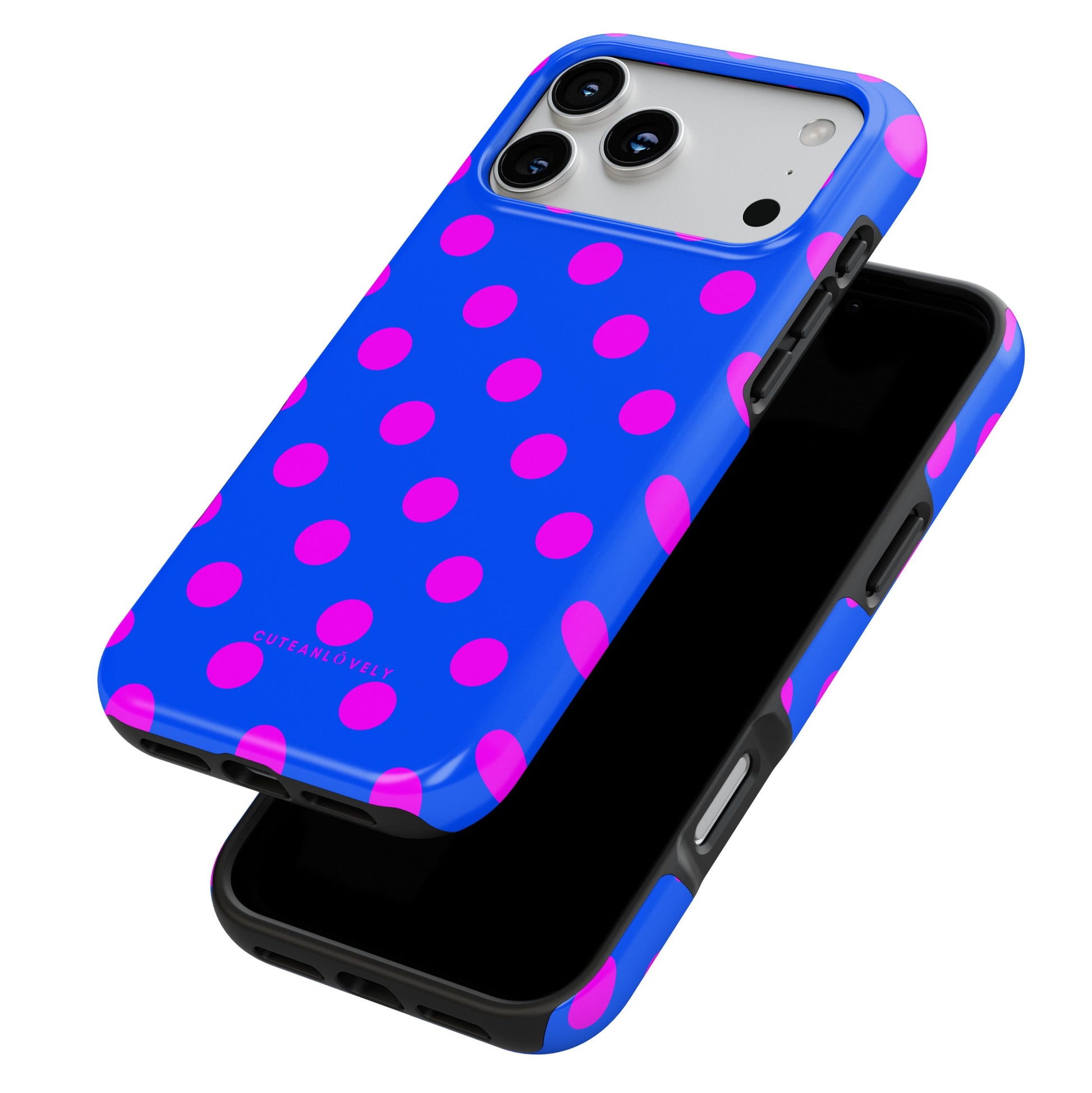 CUTEANLOVELY - Dreamy Polka Dot MagSafe iPhone Case