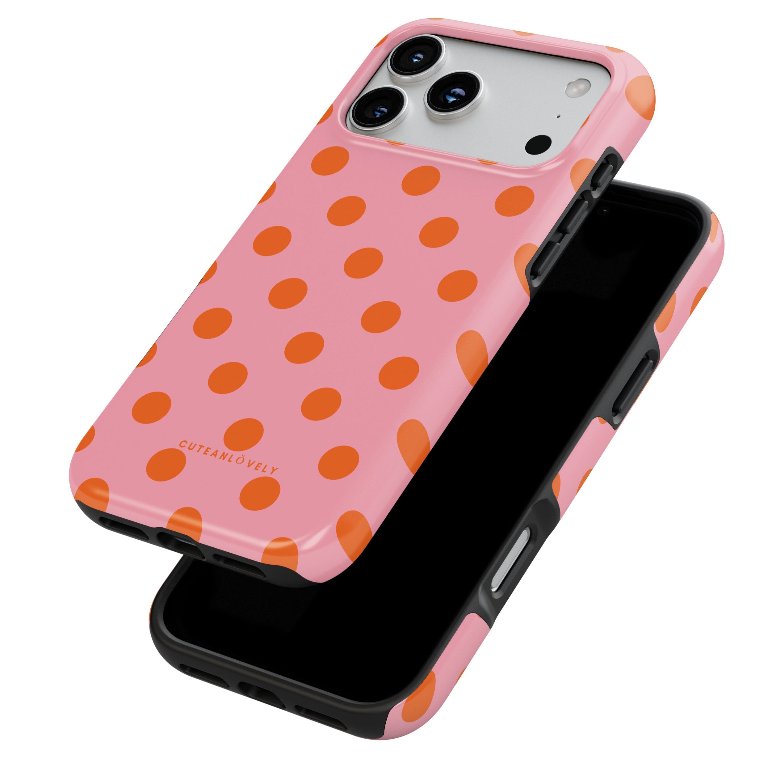CUTEANLOVELY - Sorbet Polka Dot MagSafe iPhone Case