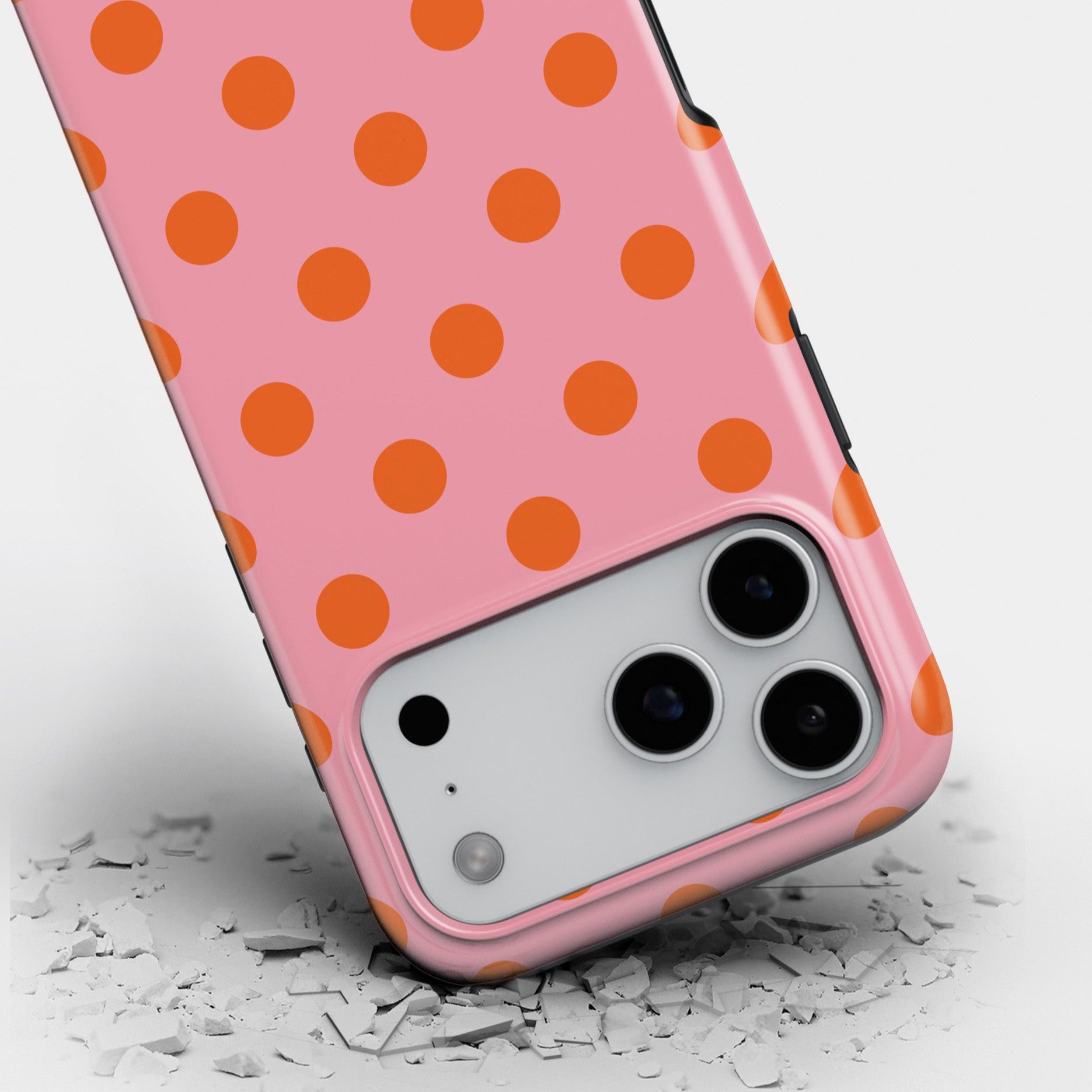 CUTEANLOVELY - Sorbet Polka Dot MagSafe iPhone Case