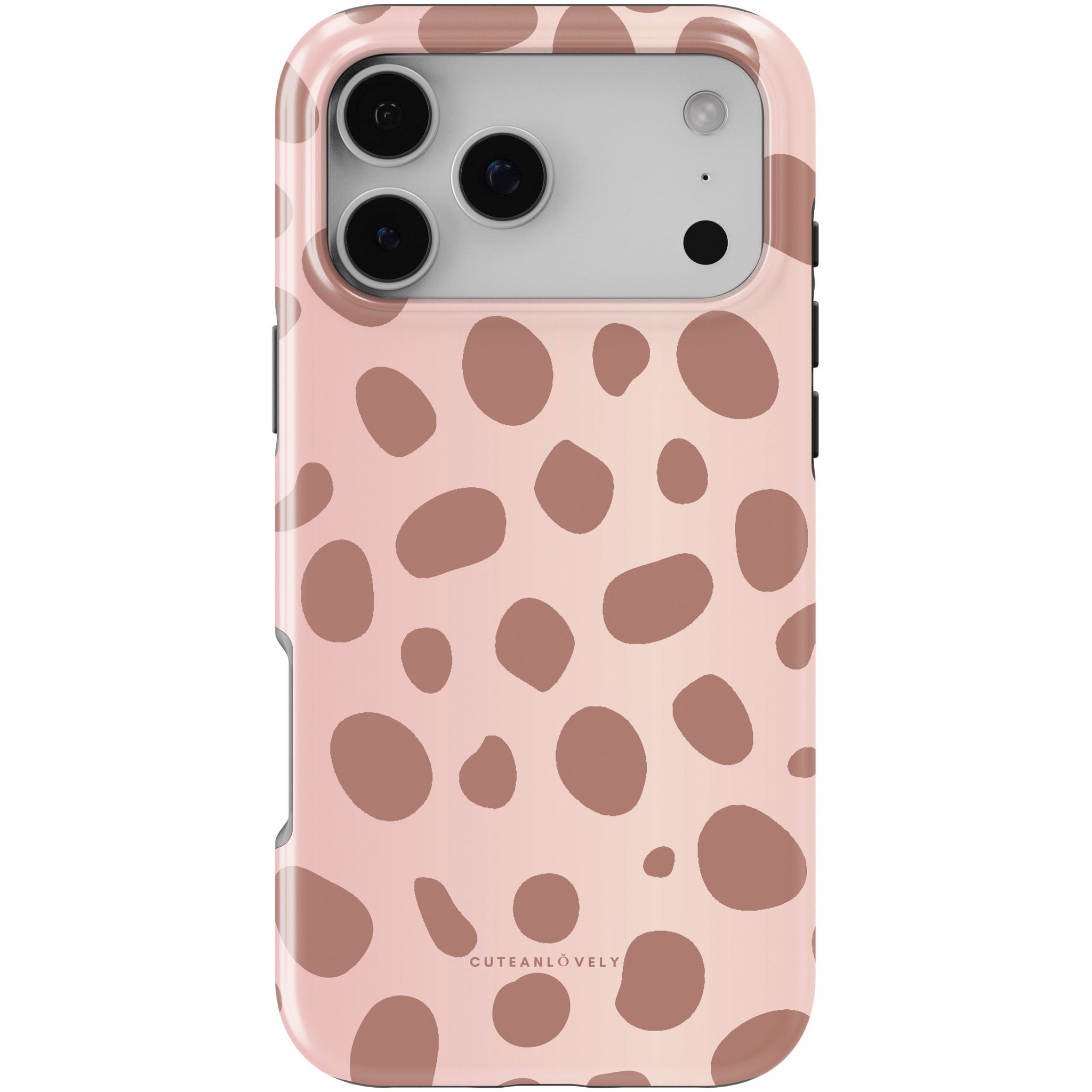 CUTEANLOVELY - Rose Gold Spotted MagSafe iPhone Case