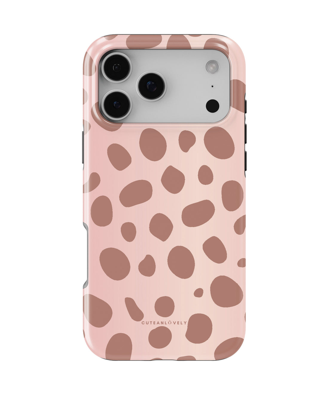 CUTEANLOVELY - Rose Gold Spotted MagSafe iPhone Case